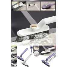 Omilife 24 cm Cımbızlı Döner Başlıklı Dip Köşe Temizlik Fırçası Uzun Saplı Ergonomik Tasarım