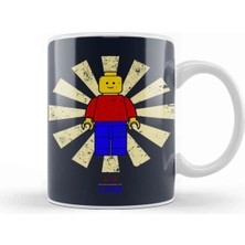 Dekado LEGO Man Retro Japanese Kupa Bardak Porselen