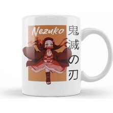 Dekado Graphic Demon Slayer Dark Fantasy Anime Nezuko Meme Art Kupa Bardak Porselen