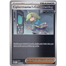 Ciphermaniac's Codebreaking [reverse Holo] 145/162 - Temporal Forces - Pokemon Kartı (Mint)