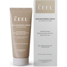 Defne Store The Ceel Aydınlatıcı ve Ton Eşitleyici Bakım Kremi 50 ml - Arbutin, Glutatyon, Niacinamide ve Kolajen Içeren Leke Karşıtı Nemlendirici Yüz ve Vücut Kremi