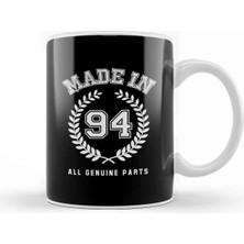Dekado 1994 Made In 94 All Genuine Parts Kupa Bardak Porselen