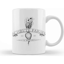 Dekado The Office Schrute Farms Bed & Breakfast Kupa Bardak Porselen