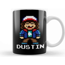Dekado Pixel Dustin Stranger Things Kupa Bardak Porselen