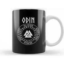 Dekado Odin Viking God Valknut With Runes Kupa Bardak Porselen