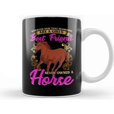Dekado Horses Are A Girl's Best Friend, Not Diamonds Kupa Bardak Porselen