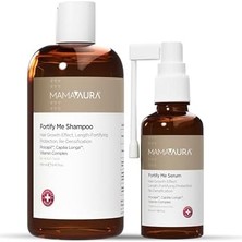 Defne Store Fortify Me Set, Saç Dökülme Görünümünü Azaltmaya Yardımcı, Procapil ve Capilia Longa Içeren Saç Kökü Destekleyici Şampuan & Serum Seti