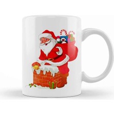 Dekado Yılbaşı Yeni Yıl Konseptli Noel Baba 01 Kupa Bardak Porselen