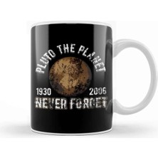 Dekado Vintage Pluto (1930 2006) Never Forget Distressed Kupa Bardak Porselen
