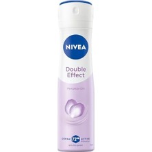 Defne Store Kadın Sprey Deodorant Double Effect 150ML, 72 Saat Anti-Perspirant Koruma, Alkolsüz, Pürüzsüz Cilt, Doğal Özleri