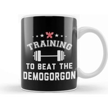 Dekado Stranger Things Training To Beat The Demogorgon Kupa Bardak Porselen