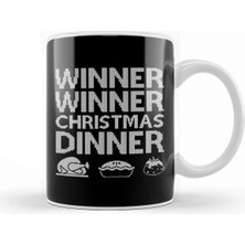 Dekado Winner Winner Christmas Dinner Knit Pattern Kupa Bardak Porselen