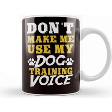 Dekado Dog Training Voice Dogs Trainer Animal Teaching Behavior Kupa Bardak Porselen