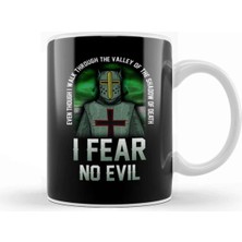 Dekado Shadow Of Death, I Fear No Evil Christian Templar Kupa Bardak Porselen