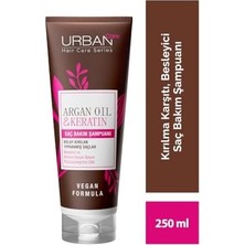 Defne Store Argan Yağı & Keratin Kolay Kırılan Yıpranmış Saçlara Özel Saç Bakım Şampuanı 250 Ml- Vegan