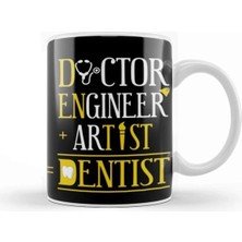 Dekado Doctor Engineer Artist Dentist Kupa Bardak Porselen