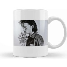 Dekado Finn Wolfhard And Roses Kupa Bardak Porselen