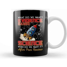 Dekado Funny What Do We Want Evidence Based Science Pun Kupa Bardak Porselen