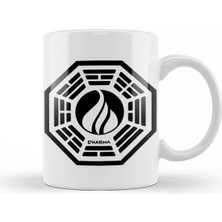Dekado The Dharma Initiative The Flame Station Kupa Bardak Porselen