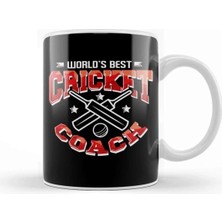 Dekado World S Best Cricket Coach Awesome Cricketer Kupa Bardak Porselen