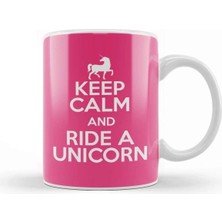 Dekado Keep Calm And Ride A Unicorn Kupa Bardak Porselen
