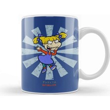 Dekado Angelica Retro Japanese Rugrats Kupa Bardak Porselen