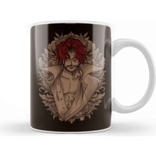 Dekado One Piece Straw Hat Red Hair Pirate The Emperor Of The Sea Kupa Bardak Porselen