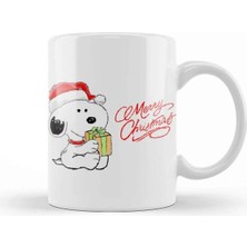 Dekado Yılbaşı Yeni Yıl Konseptli Snoopy Merry Christmas Kupa Bardak Porselen