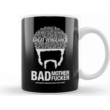 Dekado Pulp Fiction Great Vengeance Quote Movie Silhouette Kupa Bardak Porselen