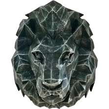 Vivense Duvar Aksesuarı Kübik Aslan Büst