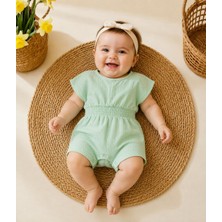 Rüya Kids Kız Bebek Yazlık Kısa Tulum