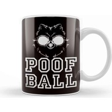 Dekado Poof Ball Pomeranian Pommy Pom German Spitz Poland Toy Dog Kupa Bardak Porselen