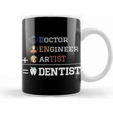 Dekado Doctor Engineer Artist Dentist 011 Kupa Bardak Porselen