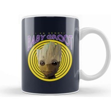 Dekado Guardians Of The Galaxy Baby Groot I Am Retro Groot Kupa Bardak Porselen