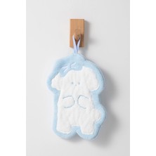 Miniso Lisanslı Hayvan Serisi El Havlusu – Mavi Renkli 18X22 cm Küçük Mutfak Banyo Havlusu