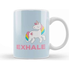 Dekado Unicorn Exhale Pastel Fart Kupa Bardak Porselen
