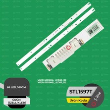 Uravas Store Samsung 55" V6ER-550SMA_LED66_R2,V6ER-550SMB_LED66_R2 Tv LED Bar