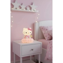 Miniso Sanrio Lisanslı Hello Kitty Silikon Başlıklı LED Gece Lambası – Dekoratif Aydınlatma