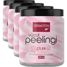 Defne Store Body Scrub Çilekli Vücut Peelingi 250 ml (4 Paketi)