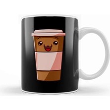 Dekado Kawaii Coffee Cup Funny Anime Caffeine Japanese Kupa Bardak Porselen