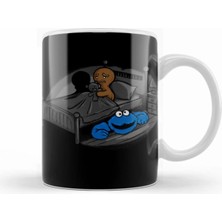 Dekado Cookie Monster Kurabiye Canavarı Öcü Korku Kupa Bardak Porselen