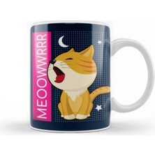 Dekado Cute Tiger Kitty Ca Kupa Bardak Porselen