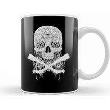 Dekado Awesome & Creepy Melting Skull Bones Kupa Bardak Porselen
