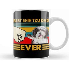 Dekado Best Shih Tzu Dad Ever Gift Kupa Bardak Porselen