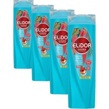 Defne Store Doğanın Enerjisi Saç Bakım Şampuanı Argan Yağı & Hibiskus Özü Dökülme Karşıtı & Güçlü Uzamayı Destekleyici 400 ml (4 Paketi)