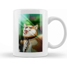 Dekado Shiba Inu Kupa Bardak Porselen