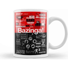 Dekado The Big Bang Theory Bazinga Kupa Bardak Porselen