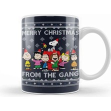 Dekado Merry Christmas From The Peanuts Gang Kupa Bardak Porselen
