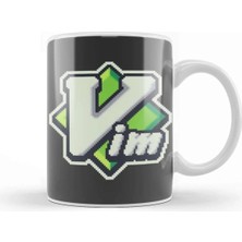 Dekado Vim Pixelart Kupa Bardak Porselen