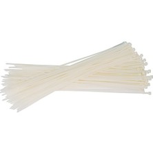 Pemsan 2,5X140 Beyaz Kablo Bağı  (100 Lü)- 5 Paket